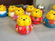 hj3681 小龍貓彩繪雕塑_小龍貓彩繪雕塑_濱州宏景雕塑有限公司