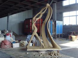 hj1710 不銹鋼雕塑—舞 小稿_青島國際服裝城不銹鋼雕塑、石雕、玻璃鋼雕塑_濱州宏景雕塑有限公司