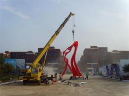 hj1728 不銹鋼雕塑—舞_青島國際服裝城不銹鋼雕塑、石雕、玻璃鋼雕塑_濱州宏景雕塑有限公司