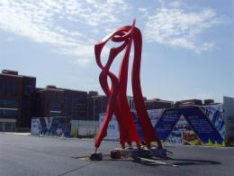 hj1731 不銹鋼雕塑—舞_青島國際服裝城不銹鋼雕塑、石雕、玻璃鋼雕塑_濱州宏景雕塑有限公司