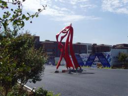 hj1732 不銹鋼雕塑—舞_青島國(guó)際服裝城不銹鋼雕塑、石雕、玻璃鋼雕塑_濱州宏景雕塑有限公司