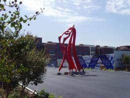 hj1733 不銹鋼雕塑—舞_青島國(guó)際服裝城不銹鋼雕塑、石雕、玻璃鋼雕塑_濱州宏景雕塑有限公司